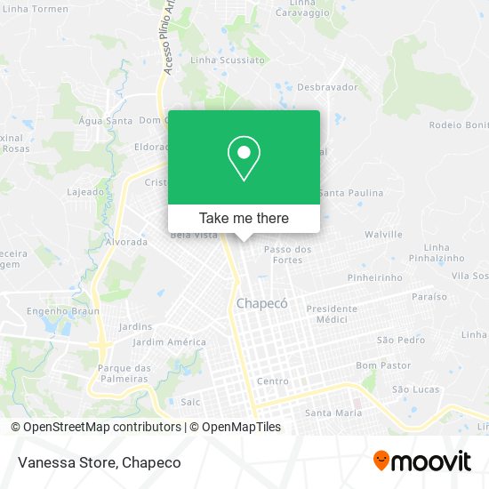 Mapa Vanessa Store