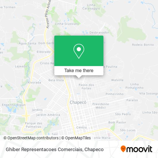 Mapa Ghiber Representacoes Comerciais