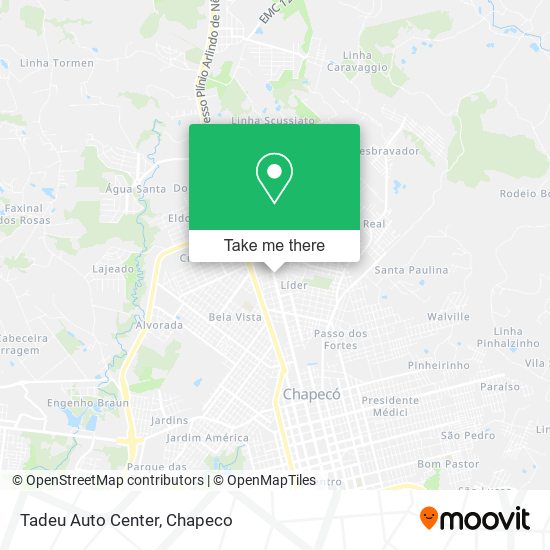 Tadeu Auto Center map