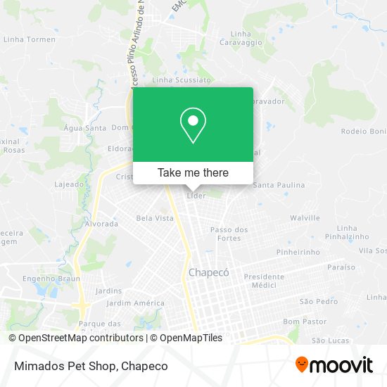 Mimados Pet Shop map