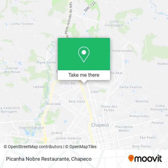 Mapa Picanha Nobre Restaurante