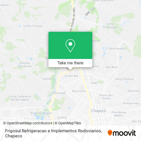 Frigosul Refrigeracao e Implementos Rodoviarios map