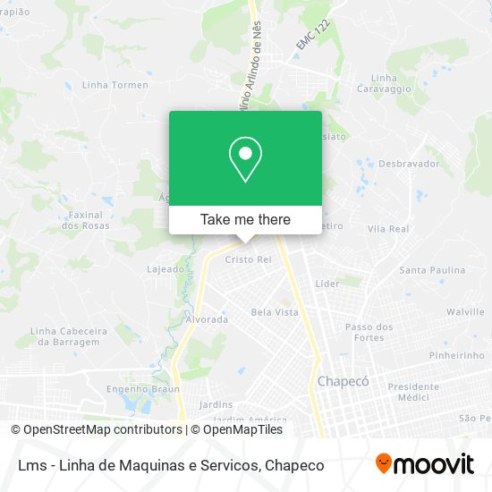 Lms - Linha de Maquinas e Servicos map