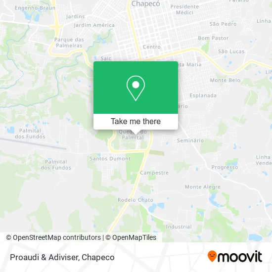 Proaudi & Adiviser map