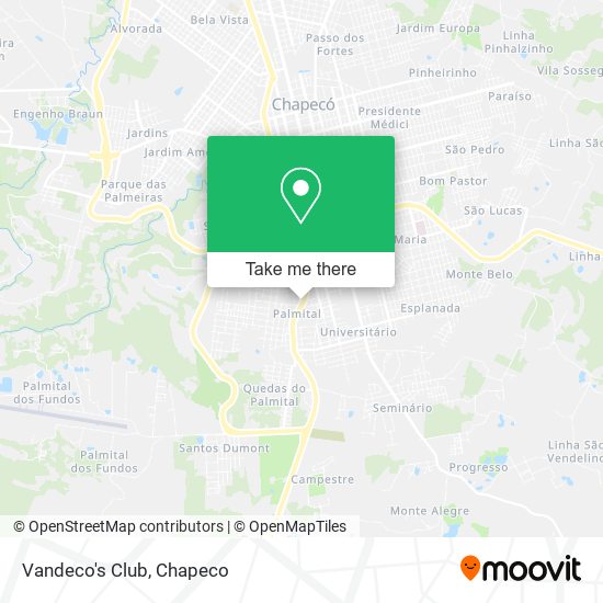 Vandeco's Club map