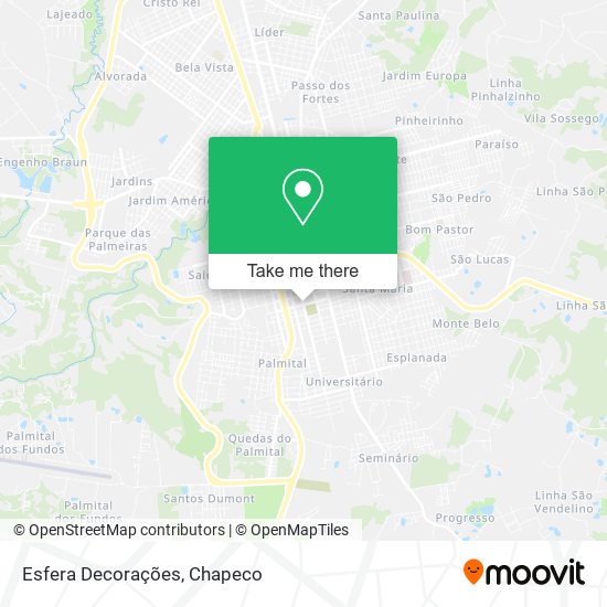 Esfera Decorações map
