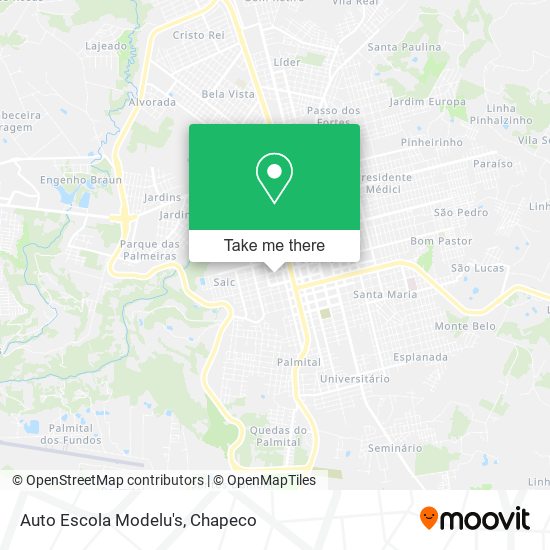 Auto Escola Modelu's map