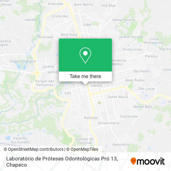 Laboratório de Próteses Odontológicas Pró 13 map