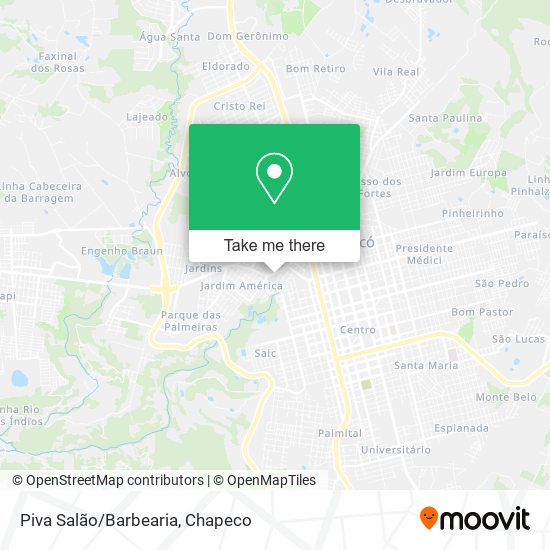 Piva Salão/Barbearia map