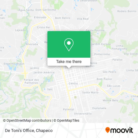 Mapa De Toni's Office