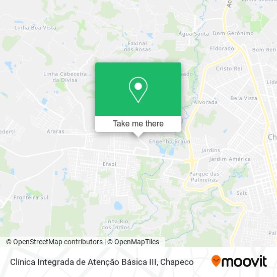 Clínica Integrada de Atenção Básica III map
