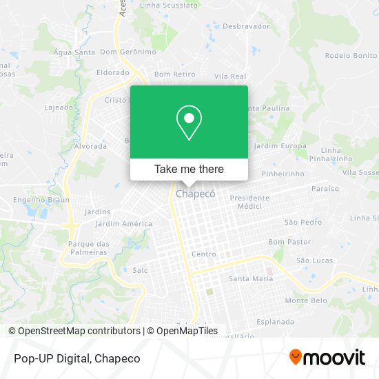 Pop-UP Digital map