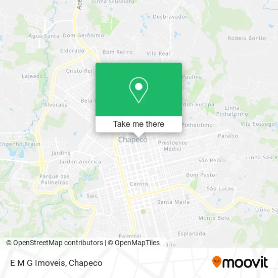 E M G Imoveis map
