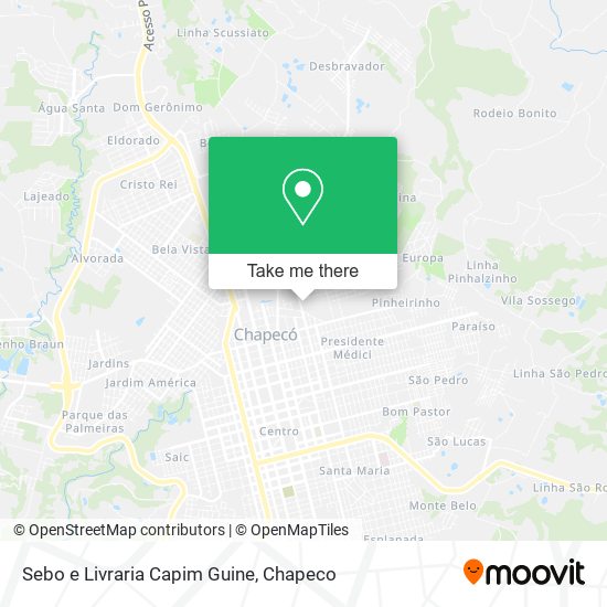 Sebo e Livraria Capim Guine map