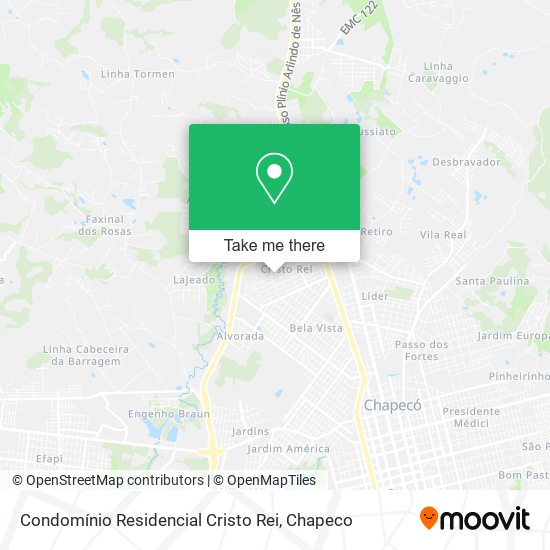 Condomínio Residencial Cristo Rei map