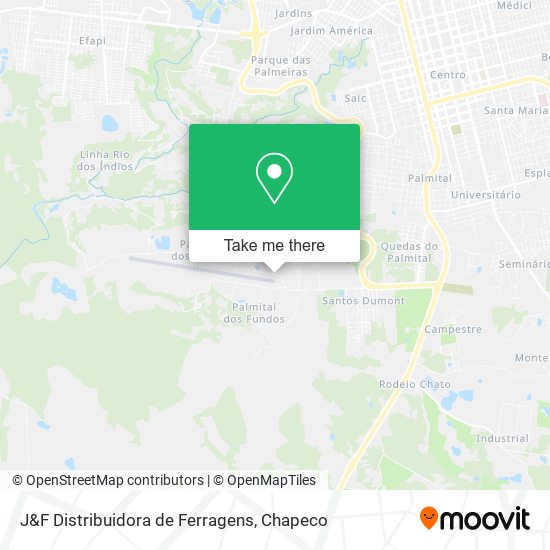 J&F Distribuidora de Ferragens map