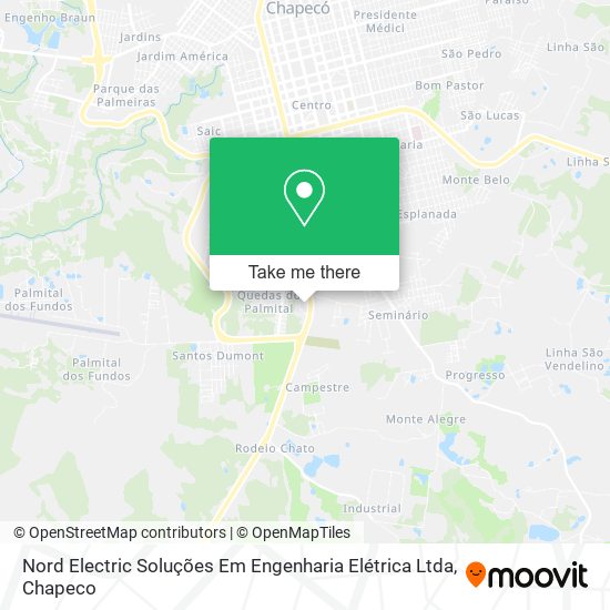 Mapa Nord Electric Soluções Em Engenharia Elétrica Ltda