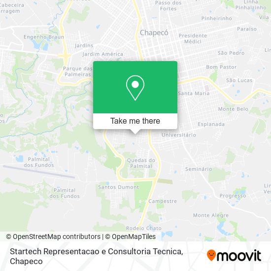 Startech Representacao e Consultoria Tecnica map