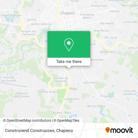 Construvend Construcoes map