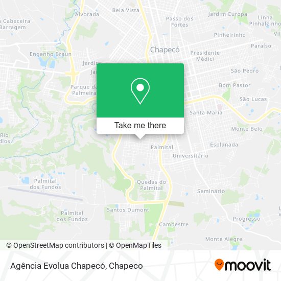 Agência Evolua Chapecó map