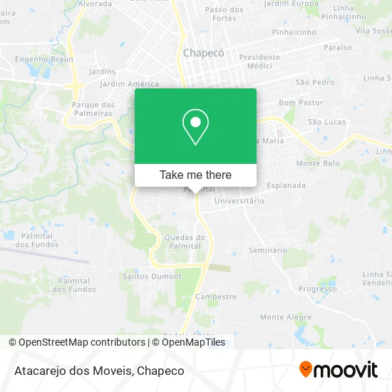 Atacarejo dos Moveis map