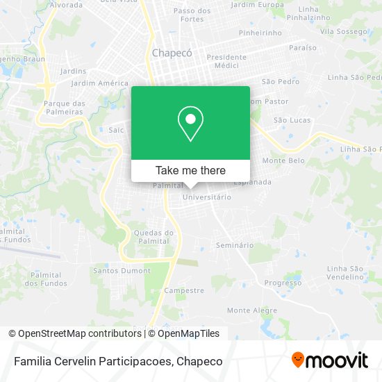 Familia Cervelin Participacoes map