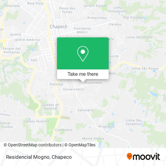 Mapa Residencial Mogno