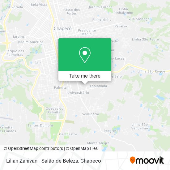 Lilian Zanivan - Salão de Beleza map