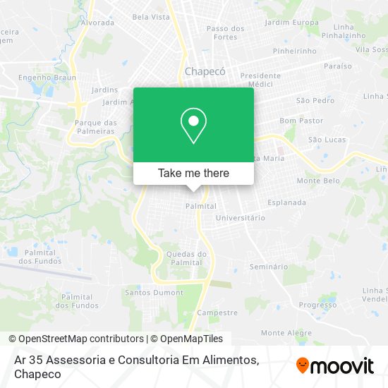 Ar 35 Assessoria e Consultoria Em Alimentos map