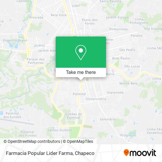 Farmacia Popular Lider Farma map