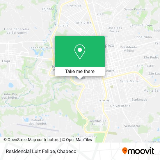 Residencial Luiz Felipe map
