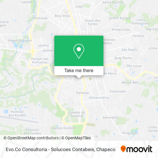 Mapa Evo.Co Consultoria - Solucoes Contabeis