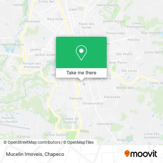 Mucelin Imoveis map