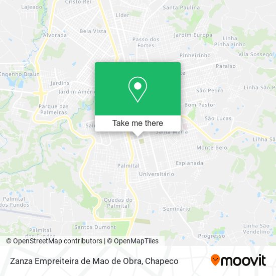 Zanza Empreiteira de Mao de Obra map