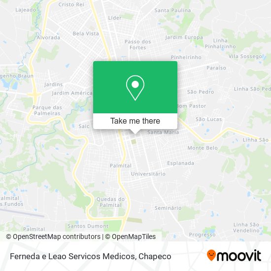 Ferneda e Leao Servicos Medicos map