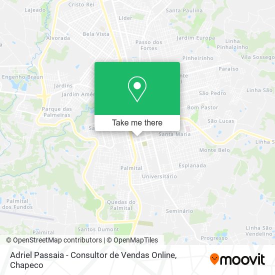 Adriel Passaia - Consultor de Vendas Online map