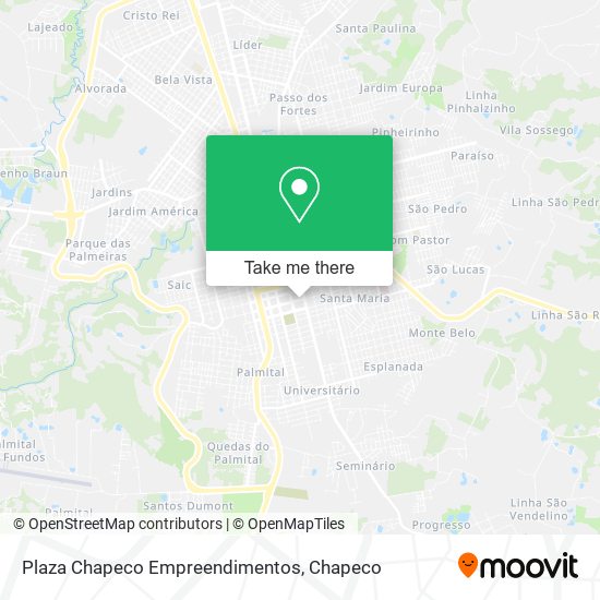 Plaza Chapeco Empreendimentos map