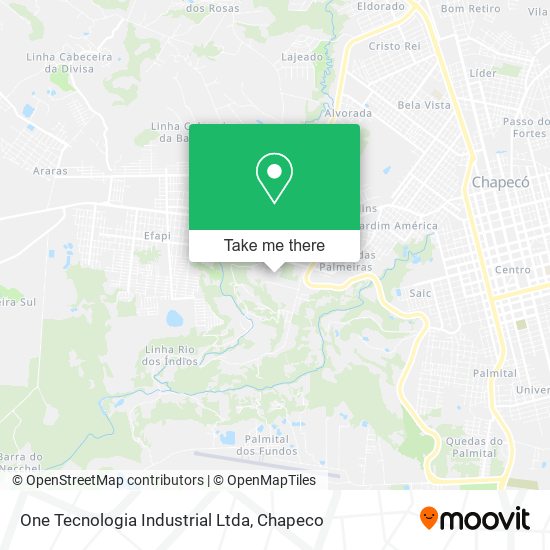 One Tecnologia Industrial Ltda map