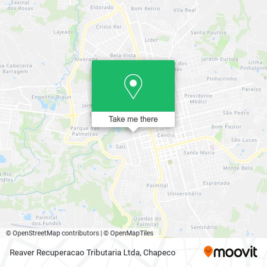 Reaver Recuperacao Tributaria Ltda map
