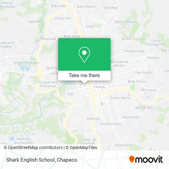 Mapa Shark English School