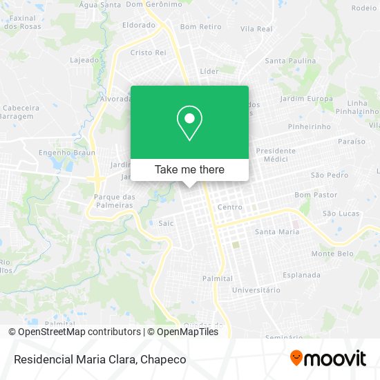 Mapa Residencial Maria Clara
