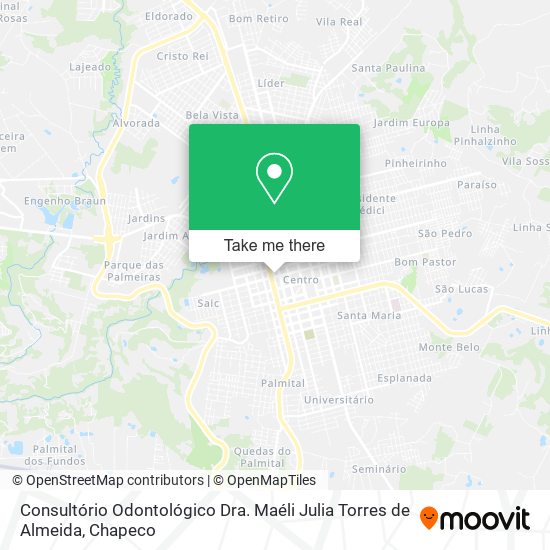 Consultório Odontológico Dra. Maéli Julia Torres de Almeida map