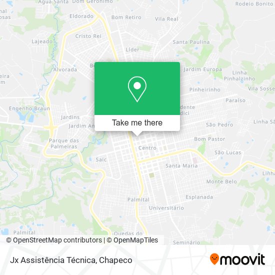 Jx Assistência Técnica map