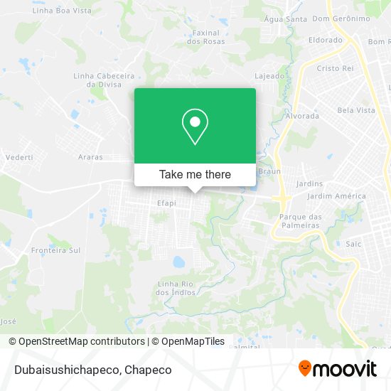 Dubaisushichapeco map