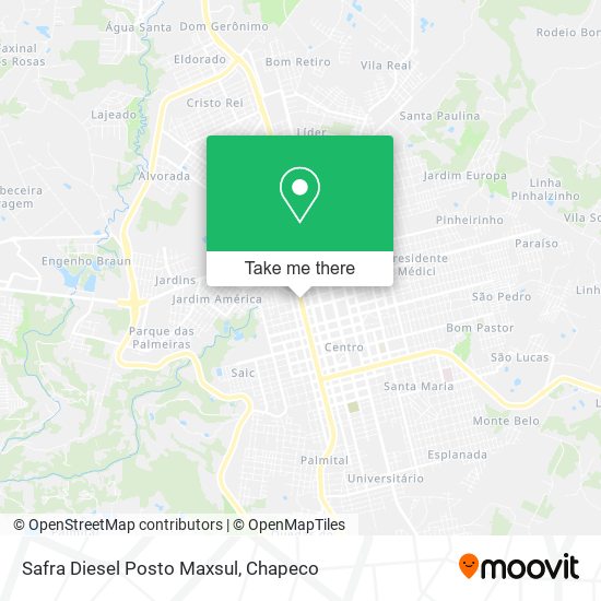 Safra Diesel Posto Maxsul map