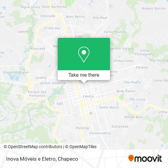 Inova Móveis e Eletro map