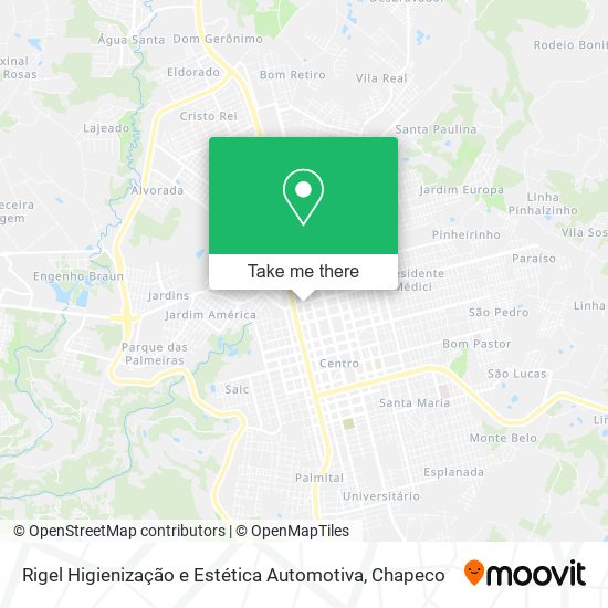 Rigel Higienização e Estética Automotiva map