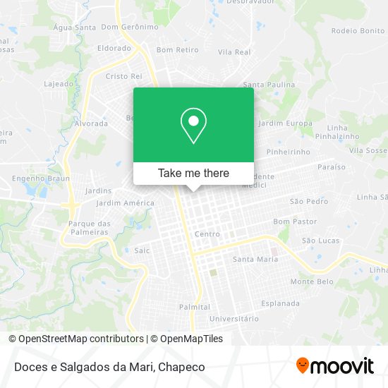 Doces e Salgados da Mari map