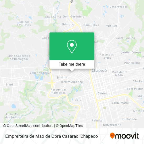 Empreiteira de Mao de Obra Casarao map