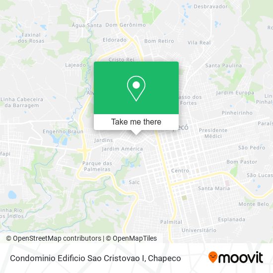 Mapa Condominio Edificio Sao Cristovao I